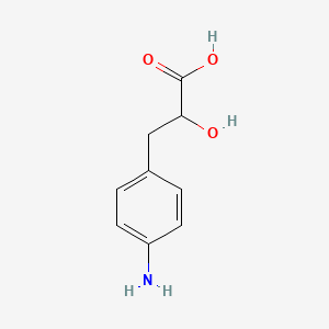 molecular formula C9H11NO3 B13514348 3-(4-Aminophenyl)-2-hydroxypropanoic acid 