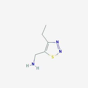 (4-Ethyl-1,2,3-thiadiazol-5-yl)methanamine