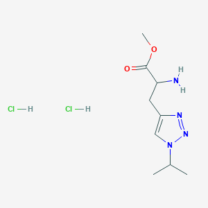 methyl 2-amino-3-[1-(propan-2-yl)-1H-1,2,3-triazol-4-yl]propanoate dihydrochloride