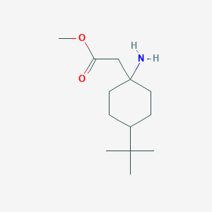 Methyl 2-(1-amino-4-tert-butylcyclohexyl)acetate