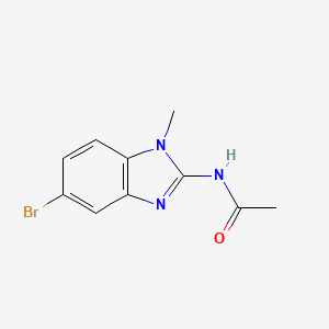 N-(5-bromo-1-methyl-1H-1,3-benzodiazol-2-yl)acetamide