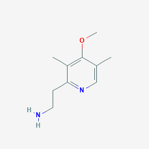 2-(4-Methoxy-3,5-dimethylpyridin-2-yl)ethan-1-amine