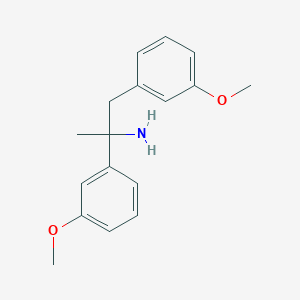 molecular formula C17H21NO2 B13514484 1,2-Bis(3-methoxyphenyl)propan-2-amine 