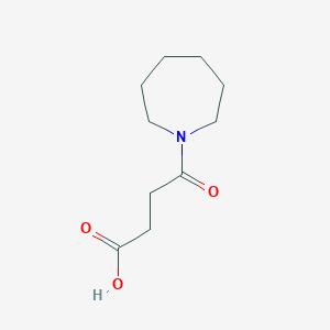molecular formula C10H17NO3 B135145 4-(氮杂环庚基)-4-氧代丁酸 CAS No. 154740-93-9