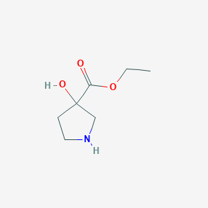 Ethyl 3-hydroxypyrrolidine-3-carboxylate