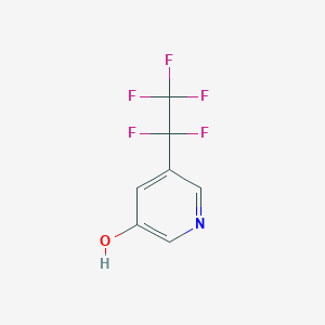 5-(1,1,2,2,2-Pentafluoroethyl)pyridin-3-ol