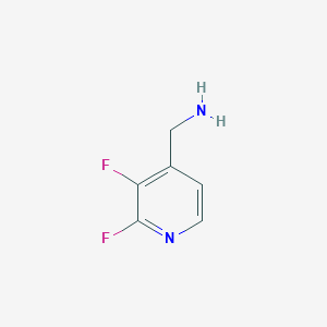 molecular formula C6H6F2N2 B13514528 (2,3-Difluoropyridin-4-yl)methanamine 