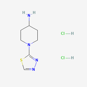 1-(1,3,4-Thiadiazol-2-yl)piperidin-4-amine dihydrochloride