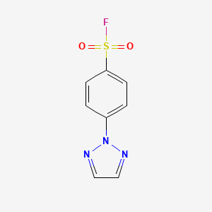 4-(2H-1,2,3-triazol-2-yl)benzene-1-sulfonyl fluoride