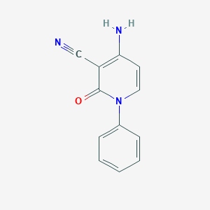 4-Amino-2-oxo-1-phenyl-1,2-dihydropyridine-3-carbonitrile