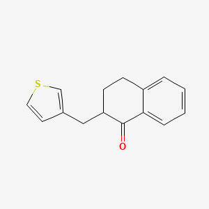 2-[(Thiophen-3-yl)methyl]-1,2,3,4-tetrahydronaphthalen-1-one