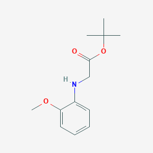 molecular formula C13H19NO3 B13514577 tert-Butyl (2-methoxyphenyl)glycinate 