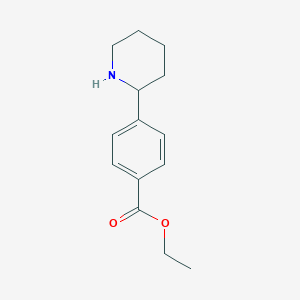 Ethyl 4-(piperidin-2-yl)benzoate