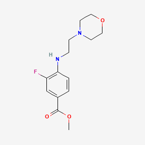 Methyl 3-fluoro-4-{[2-(morpholin-4-yl)ethyl]amino}benzoate