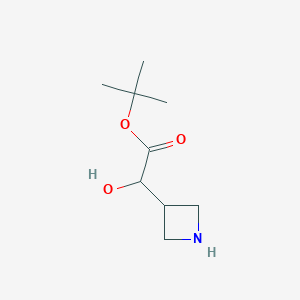 molecular formula C9H17NO3 B13514717 Boc-Azetidin-3-ylmethanol 