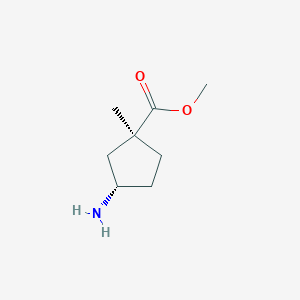 methyl (1S,3S)-3-amino-1-methylcyclopentane-1-carboxylate