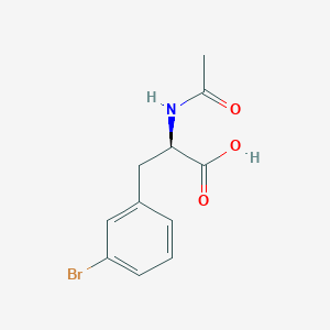 molecular formula C11H12BrNO3 B13514742 Ac-D-Phe(3-Br)-OH 