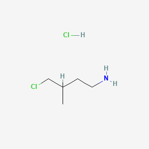 4-Chloro-3-methylbutan-1-aminehydrochloride