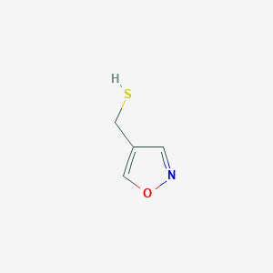 molecular formula C4H5NOS B13514786 (1,2-Oxazol-4-yl)methanethiol 