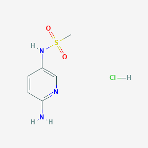 N-(6-Aminopyridin-3-YL)methanesulfonamide hcl