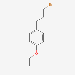 molecular formula C11H15BrO B13514822 1-(3-Bromopropyl)-4-ethoxybenzene 