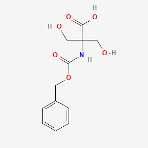 molecular formula C12H15NO6 B13514859 N-[(Benzyloxy)carbonyl]-2-(hydroxymethyl)serine CAS No. 28336-88-1