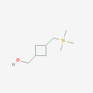 {3-[(trimethylsilyl)methyl]cyclobutyl}methanol, Mixture of diastereomers