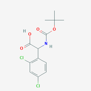 2-{[(Tert-butoxy)carbonyl]amino}-2-(2,4-dichlorophenyl)acetic acid