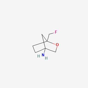 1-(Fluoromethyl)-2-oxabicyclo[2.2.1]heptan-4-amine