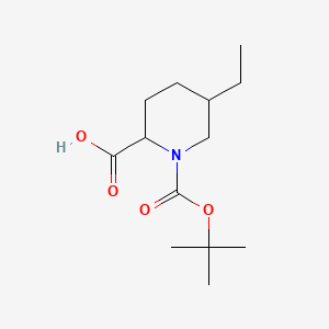 1-(tert-Butoxycarbonyl)-5-ethylpiperidine-2-carboxylic acid