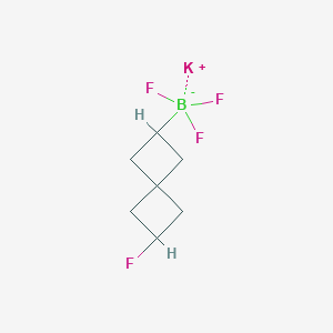 Potassium trifluoro({6-fluorospiro[3.3]heptan-2-yl})boranuide