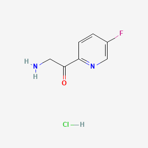 2-Amino-1-(5-fluoropyridin-2-yl)ethan-1-one hydrochloride