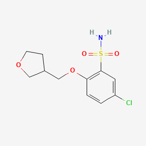 5-Chloro-2-((tetrahydrofuran-3-yl)methoxy)benzenesulfonamide