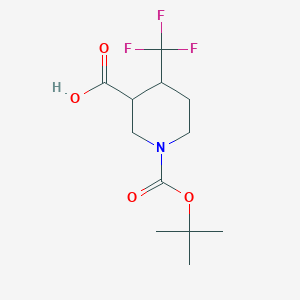 1-(Tert-butoxycarbonyl)-4-(trifluoromethyl)piperidine-3-carboxylic acid