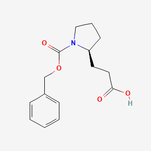 (S)-3-(1-((Benzyloxy)carbonyl)pyrrolidin-2-yl)propanoic acid