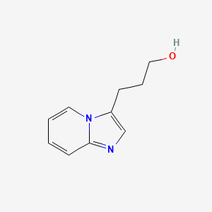 molecular formula C10H12N2O B13515130 Imidazo[1,2-a]pyridine-3-propanol CAS No. 400037-32-3