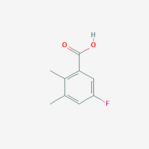 molecular formula C9H9FO2 B13515167 5-Fluoro-2,3-dimethylbenzoicacid 