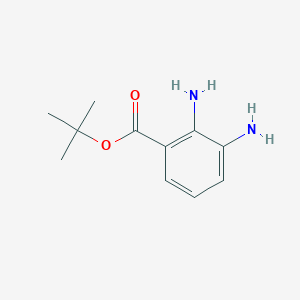 molecular formula C11H16N2O2 B13515193 Tert-butyl 2,3-diaminobenzoate CAS No. 1913300-45-4