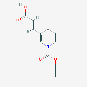 (2E)-3-{1-[(tert-butoxy)carbonyl]-1,4,5,6-tetrahydropyridin-3-yl}prop-2-enoicacid