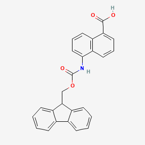 5-({[(9H-fluoren-9-yl)methoxy]carbonyl}amino)naphthalene-1-carboxylicacid