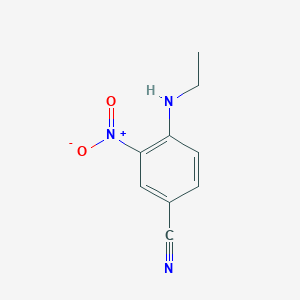 molecular formula C9H9N3O2 B1351525 4-(Ethylamino)-3-nitrobenzonitrile CAS No. 90349-18-1