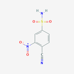 4-Cyano-3-nitrobenzenesulfonamide