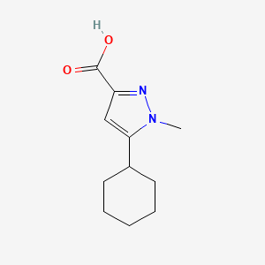 5-cyclohexyl-1-methyl-1H-pyrazole-3-carboxylic acid