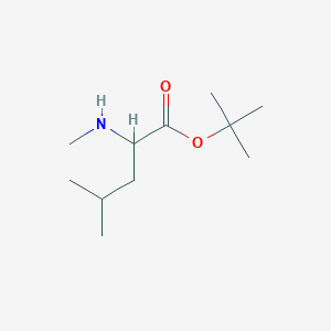 Tert-butyl 4-methyl-2-(methylamino)pentanoate