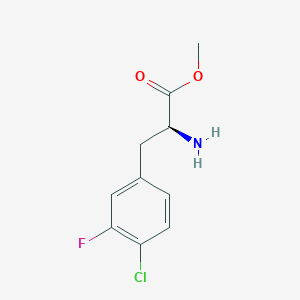 Methyl (S)-2-amino-3-(4-chloro-3-fluorophenyl)propanoate