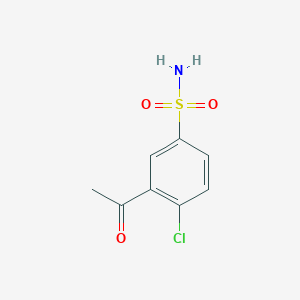 3-Acetyl-4-chlorobenzenesulfonamide