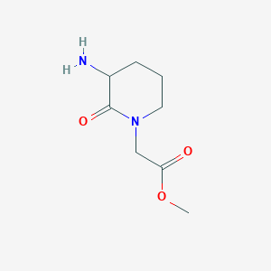 Methyl 2-(3-amino-2-oxopiperidin-1-yl)acetate