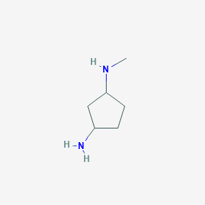 molecular formula C6H14N2 B13515429 N1-methylcyclopentane-1,3-diamine 