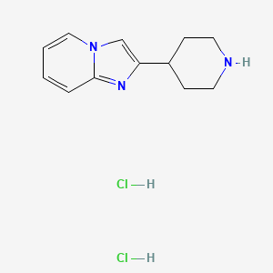 4-{Imidazo[1,2-a]pyridin-2-yl}piperidine dihydrochloride