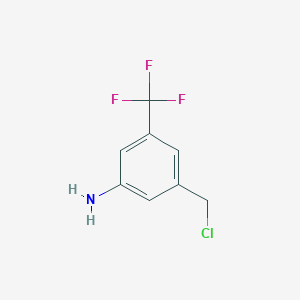 3-(Chloromethyl)-5-(trifluoromethyl)aniline